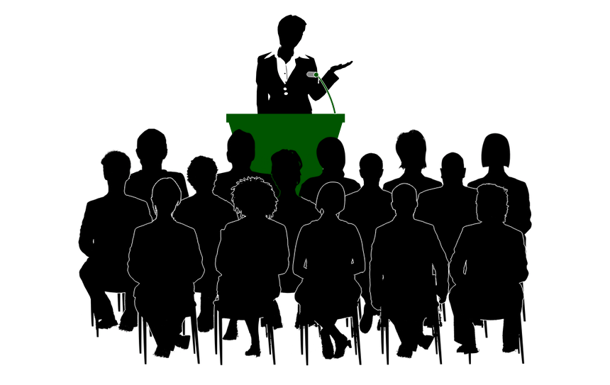 Vortrag mit Publikum